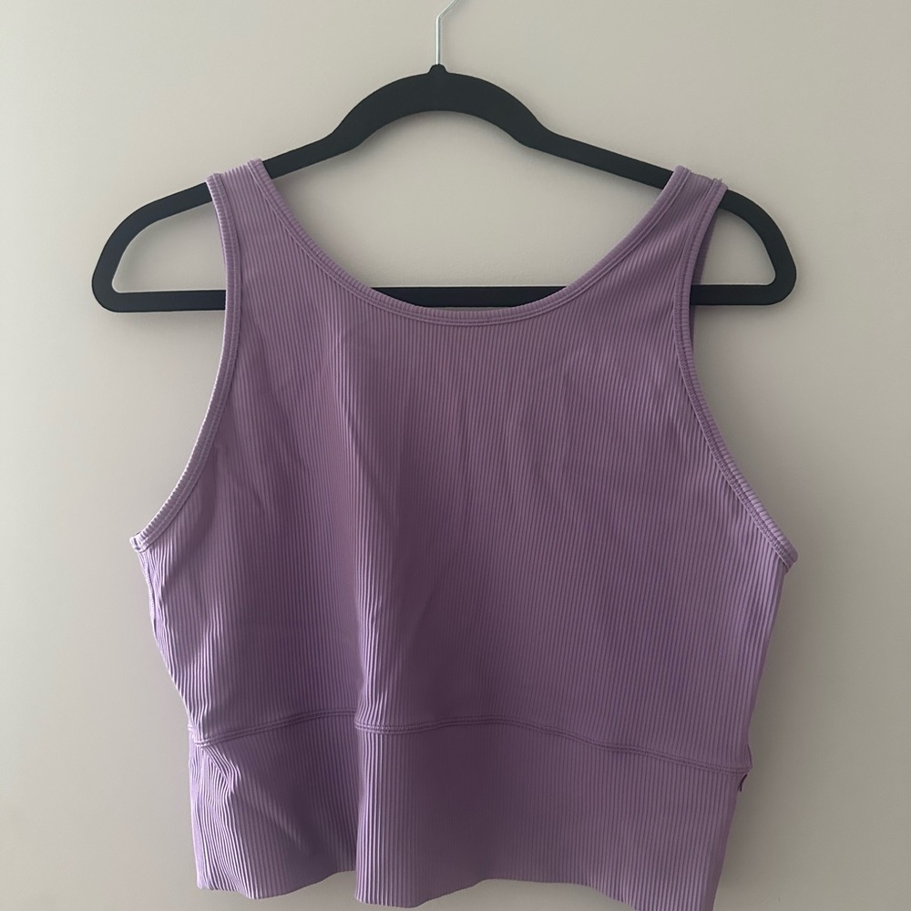 lululemon athletica Lavender Crop Top